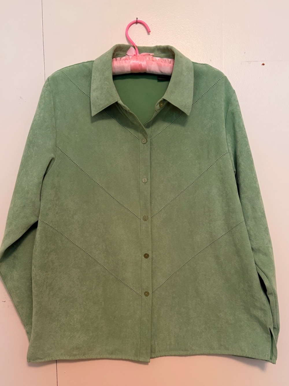 Relativity Olive Green Blouse with Branded Neck Tag